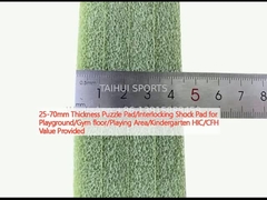 Pad de rompecabezas de espesor de 25 a 70 mm/pad de choque interconectado para patio de juegos/patio de gimnasio/zona de juegos/jardín de infantes HIC/CFH Valor proporcionado
