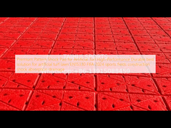 Pad de choque de patrón Premium para césped artificial de alto rendimiento mejor solución duradera para césped de césped artificial EN15330 FIFA 2024 campos deportivos de construcción drenaje de absorción de choques