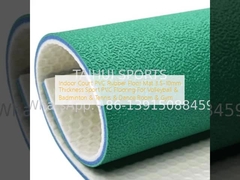 Alfombra de suelo de goma PVC para cancha interior, grosor 3.5-10mm, suelo deportivo de PVC para voleibol, bádminton, tenis, sala de baile y gimnasio