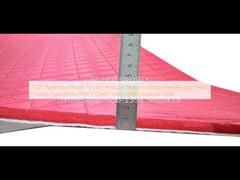 2025 Pad de choque con patrón para césped artificial en el campo de fútbol / campo de rugby / campo de hockey 8mm 10mm 12mm 15mm con tela geotexile