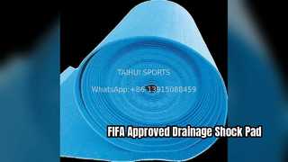 Almohadilla de choque FIFA para césped artificial de alto drenaje